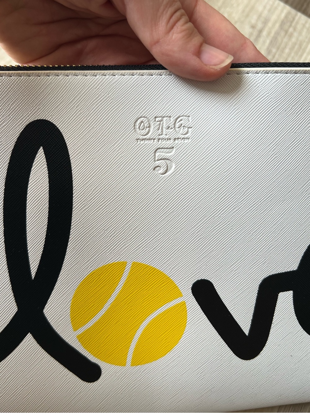 OTG247 #5 Amy Loves Tennis White - Picture 5 of 10